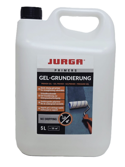 Jurga Gelprimer 5 Liter Gebruiksklare primer voor wand en plafond