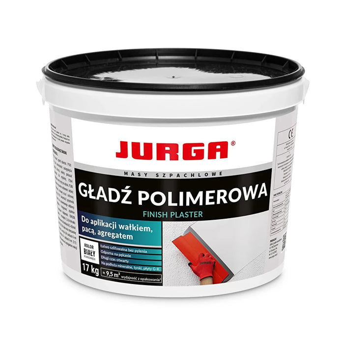 JURGA POLYMEER FINISH 17 KG | GEBRUIKSKLARE FINISHPLAMUUR VOOR WANDEN EN PLAFONDS