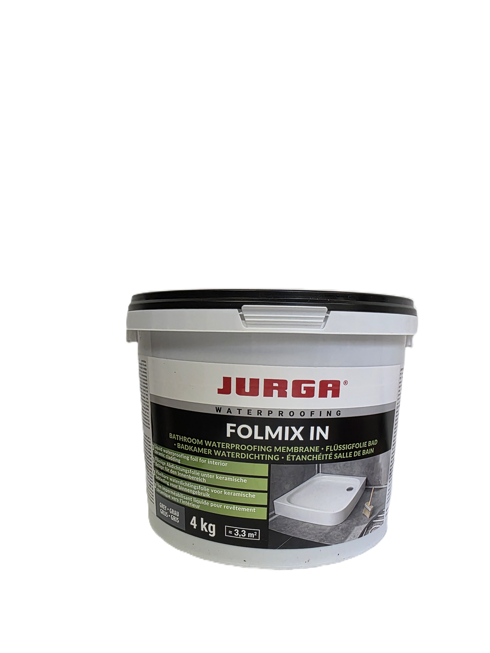 JURGA FOLMIX IN 4 KG | VLOEIBARE FOLIE VOOR BADKAMER EN WATERDICHTING ONDER TEGELS