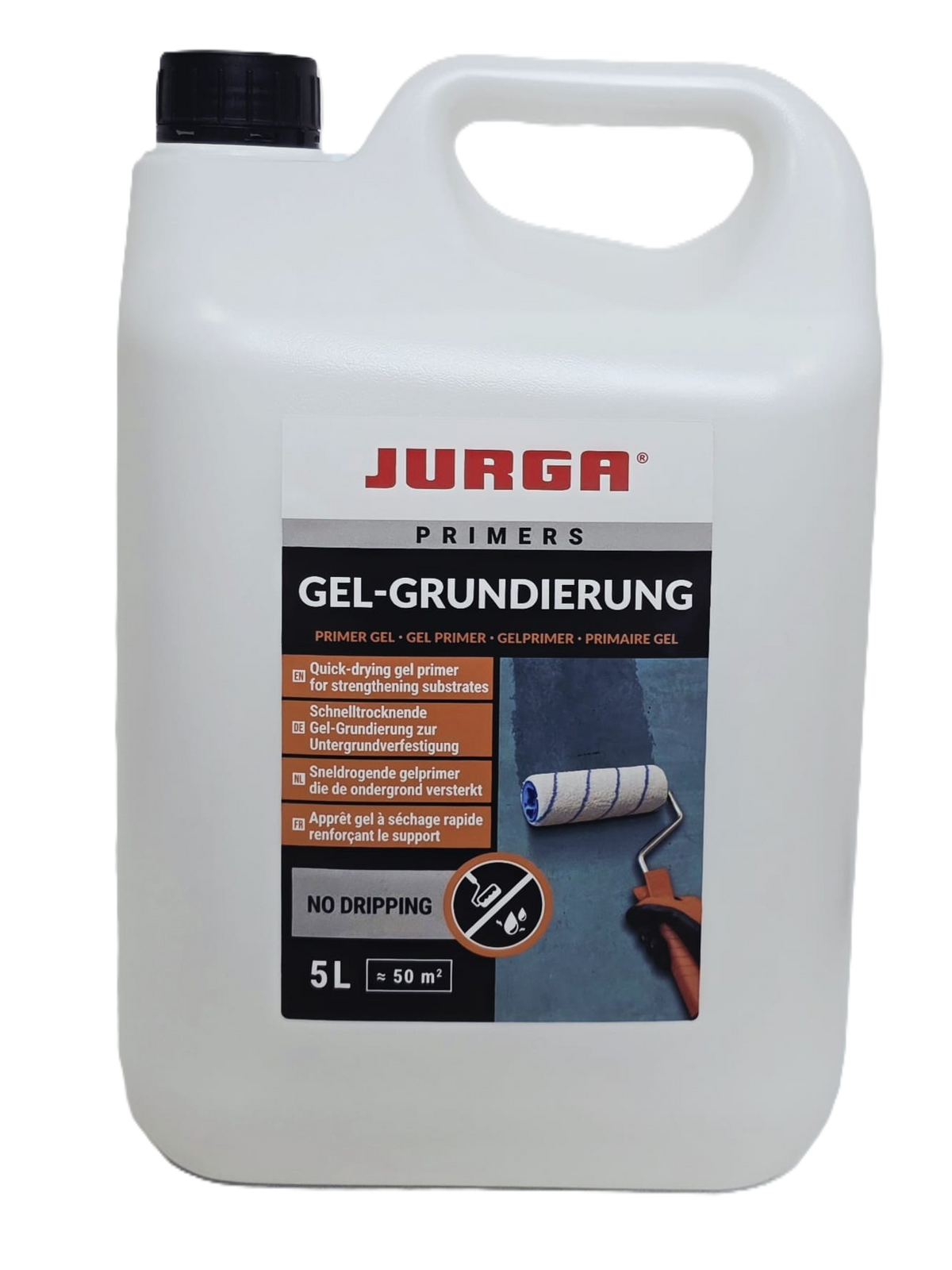 Jurga Gelprimer 5 Liter Gebruiksklare primer voor wand en plafond