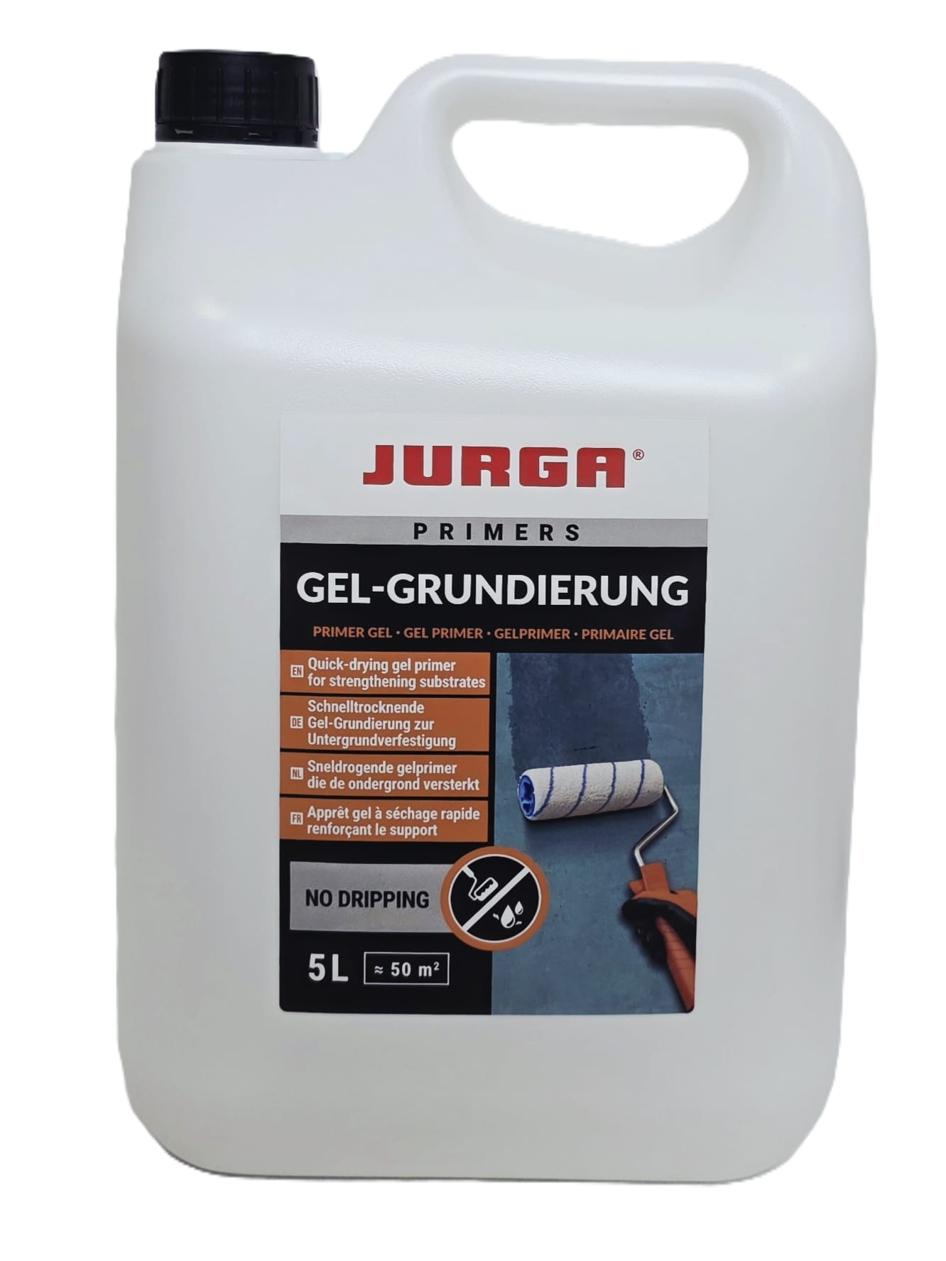 JURGA GELPRIMER 5 LITER GEBRUIKSKLARE PRIMER VOOR WAND EN PLAFOND