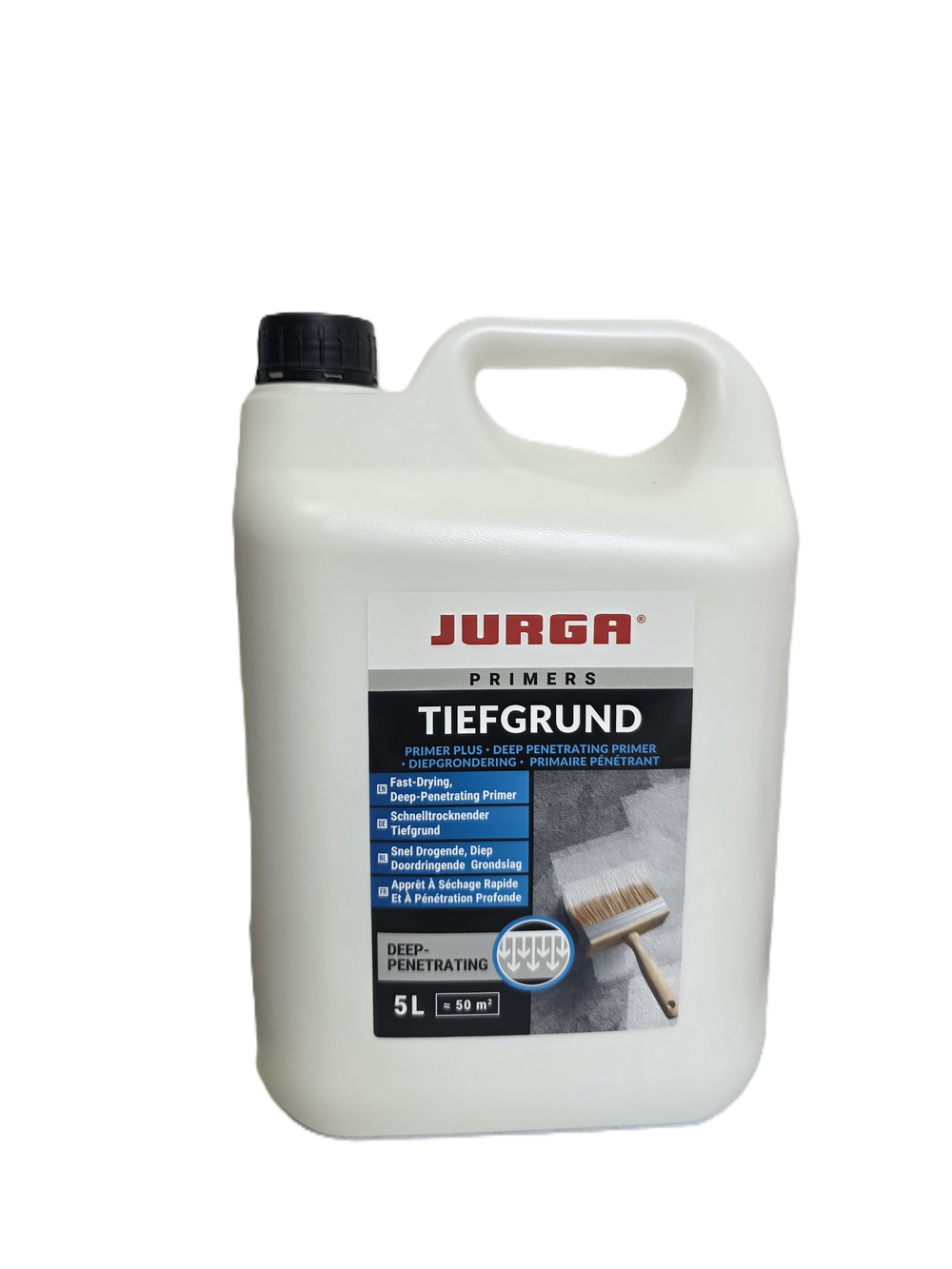 JURGA PRIMER PLUS 5L | SNEL DROGENDE DIEPGROND VOOR ZUIGENDE ONDERGRONDEN